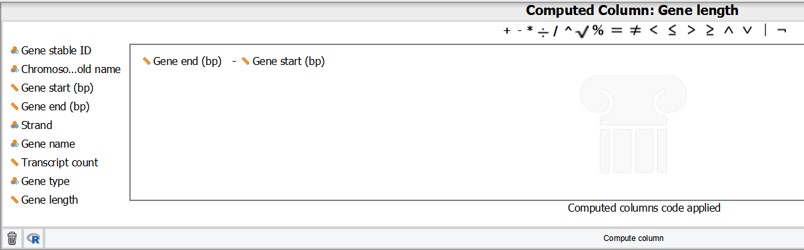 Formula box to create a new column