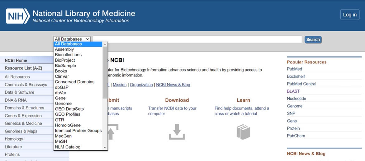 NCBI database